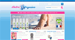 Desktop Screenshot of boutique.entrecoquins.com