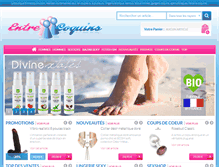 Tablet Screenshot of boutique.entrecoquins.com